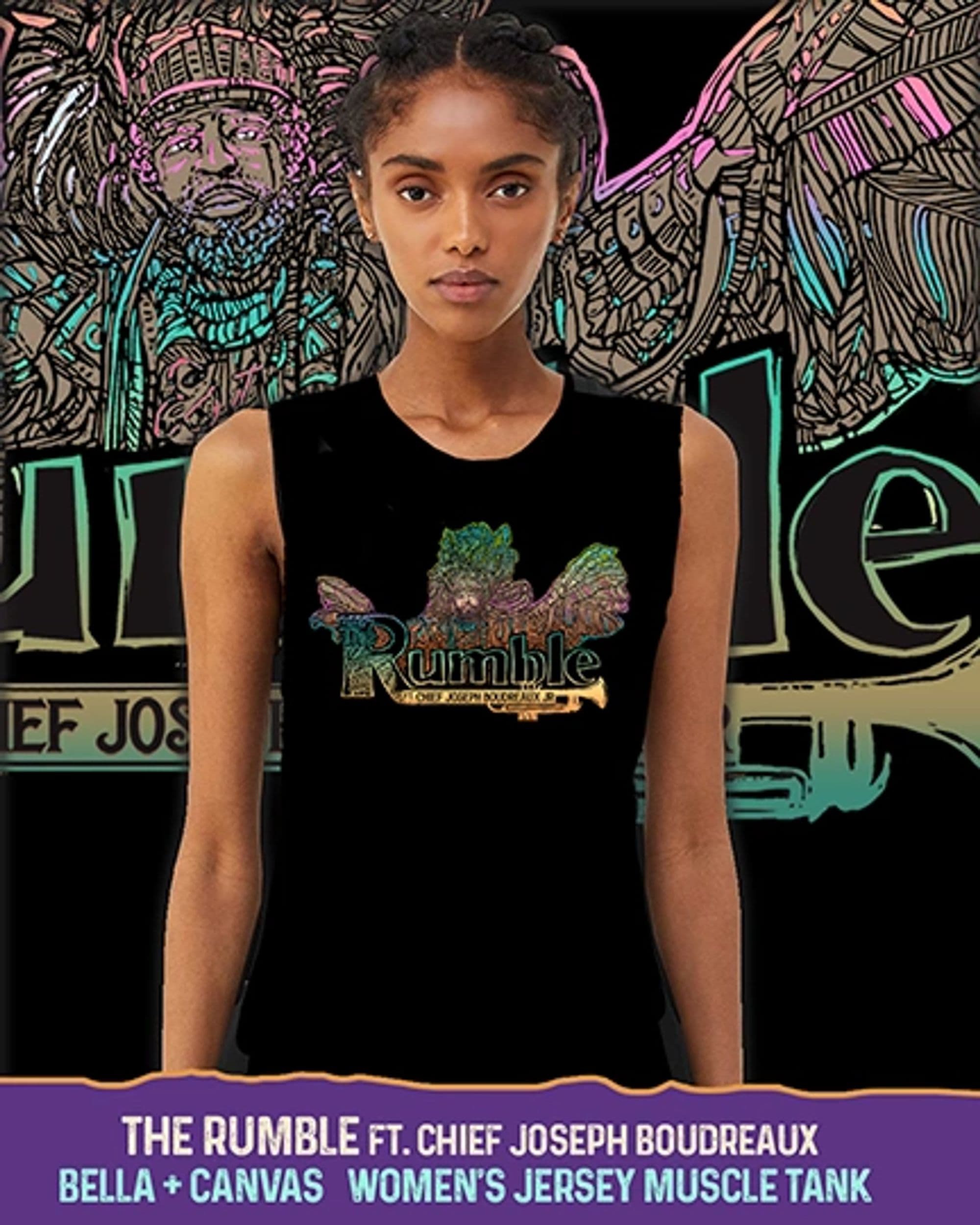 The Rumble Logo Muscle Tank
